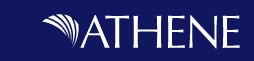 A logo showing Athene