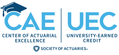 Logo designation of a Center of Actuarial Excellence from the Society of Actuaries